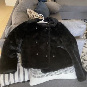 American Eagle fur jacket XS